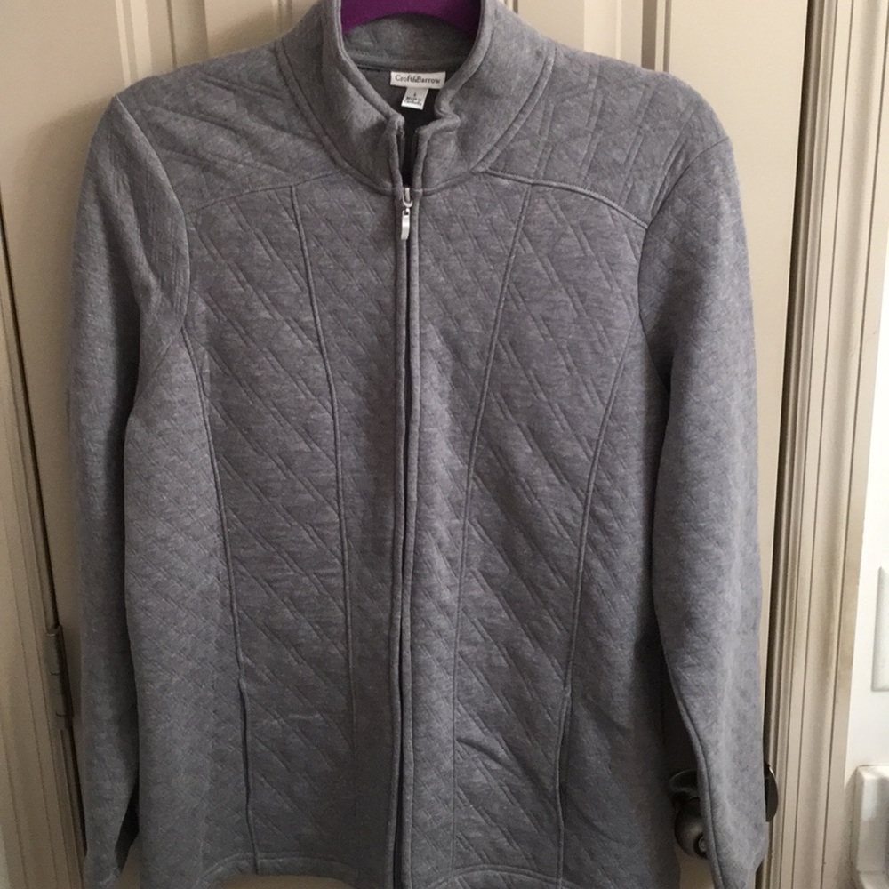 Croft and Barrow light weight zip up jacket